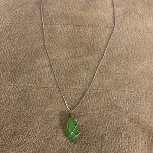 Handmade sea glass necklace